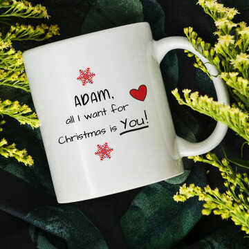 All i want for christmas - Hrnček s potlačou