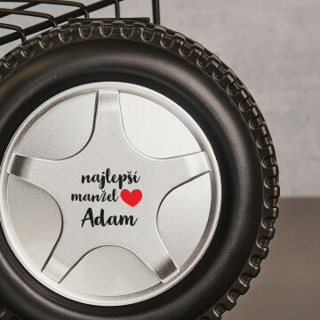 Najlepší manžel - Súprava náradia v kolese auta