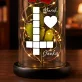 milujem ťa scrabble - Večná ruža v skle milujem ťa scrabble - Večná ruža v skle