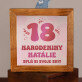 18. Narodeniny - Drevené prasiatko