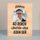 40 rokov ubehlo - Tlač na drevo