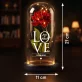 Love - Večná ruža v skle