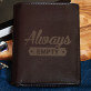 Always empty - Kožená peňaženka