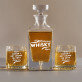 Awesome Whisky - Sada gravírovanej karafy a pohárov na whisky