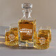 Awesome Whisky - Sada gravírovanej karafy a pohárov na whisky