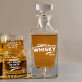 Awesome Whisky - Sada gravírovanej karafy a pohárov na whisky