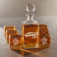 Awesome Whisky - Sada gravírovanej karafy a pohárov na whisky