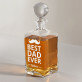 Best dad - Karafa na whisky