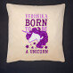 Born to be a unicorn - Dekoračný vankúš