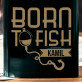 Born to fish - Ploskačka s gravírovaním