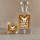 Born to hunt - Sada gravírovanej karafy a pohárov na whisky
