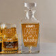 Carafe of whisky - Sada gravírovanej karafy a pohárov na whisky