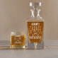 Carafe of whisky - Sada gravírovanej karafy a pohárov na whisky