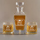 Company Limited - Sada gravírovanej karafy a pohárov na whisky