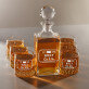 Company Limited - Sada gravírovanej karafy a pohárov na whisky