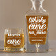 Cure - Sada gravírovanej karafy a pohárov na whisky Cure - Sada gravírovanej karafy a pohárov na whisky