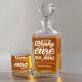 Cure - Sada gravírovanej karafy a pohárov na whisky