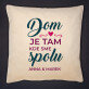 Dom je tam - Dekoračný vankúš