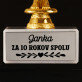 Ďakujem za spoločné roky - Soška