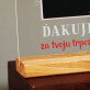 Ďakujem za tvoju trpezlivosť - Tlač na akrylové sklo so stojanom