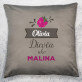 Dievča ako malina - Dekoračný vankúš