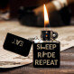Eat, sleep, ride - gravírovaný zapaľovač