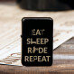 Eat, sleep, ride - gravírovaný zapaľovač