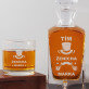 Ženíchov tím - Sada gravírovanej karafy a pohárov na whisky