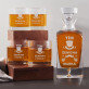 Ženíchov tím - Sada gravírovanej karafy a pohárov na whisky