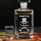 Partia ženícha - Sada karafa a poháriky na vodku