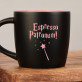 Espresso patronum - čierny keramický hrnček Espresso patronum - čierny keramický hrnček