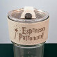 Espresso patronum - Sklenený hrnček
