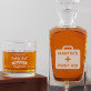 First Aid - Sada gravírovanej karafy a pohárov na whisky