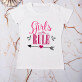 Girls rule - Dámske tričko s potlačou