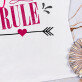 Girls rule - Dámske tričko s potlačou