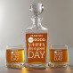 Good Day - Sada gravírovanej karafy a pohárov na whisky