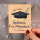 Gratulácie pani magisterka - Drevený magnet