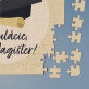 Gratulácie pán magister - Magnetické puzzle