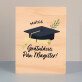 Gratulácie pán magister - Tlač na drevo