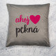 Ahoj pekná - Dekoračný vankúš