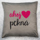 Ahoj pekná - Dekoračný vankúš