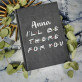 I`ll Be There - Notes A5 s potiskem