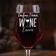 I`m fine i have wine - Veľký pohár na víno