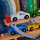 Meno - Drevený prepravník automobilov