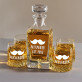Meno - Sada gravírovanej karafy a pohárov na whisky