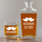 Meno - Sada gravírovanej karafy a pohárov na whisky