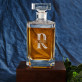 Iniciály meno - Sklenená karafa na whisky s gravírovaním 0.7L