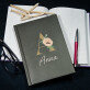 Iniciála meno kvety - Notes a5 s potiskem