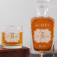Iniciála - Sada gravírovanej karafy a pohárov na whisky