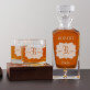 Iniciála - Sada gravírovanej karafy a pohárov na whisky